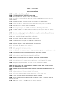 américa portuguesa cronologia básica