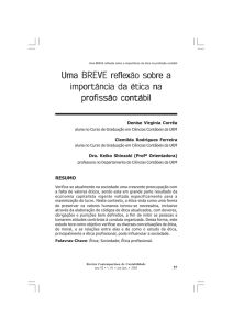 Uma BREVE r Uma BREVE reflexão sobr eflexão sobr eflexão sobre