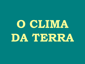 O clima da Terra - SOL - Professor | PUC Goiás
