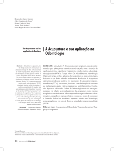 | A Acupuntura e sua aplicação na Odontologia