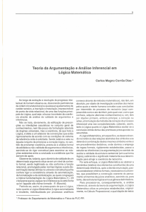 Teoria da Argumentação e Análise Inferencial em Lógica Matemática