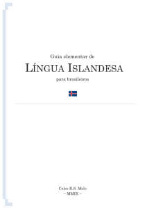 língua islandesa - Islândia Brasil