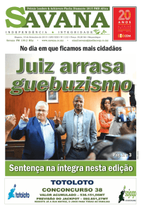 SAVANA 1132 - Moçambique para todos