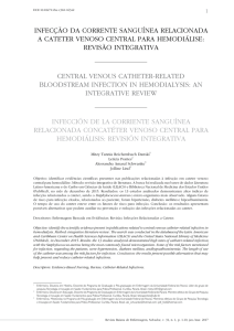 INFECÇÃO DA CORRENTE SANGUÍNEA RELACIONADA A