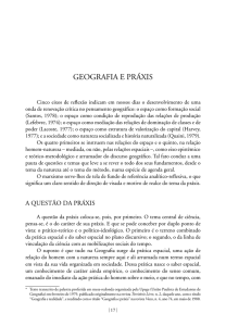 geografia e práxis