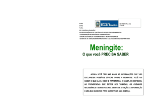 Cartilha: O que você precisa saber sobre meningites