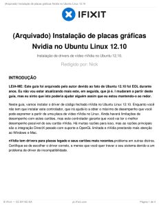 Instalação de placas gráficas Nvidia no Ubuntu Linux 12.10