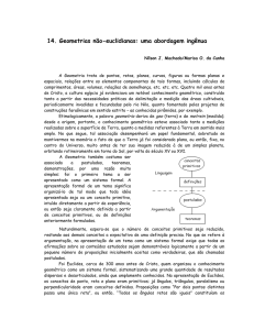 14. Geometrias não-euclidianas: uma abordagem ingênua