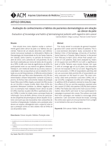 artigo original - Associação Catarinense de Medicina