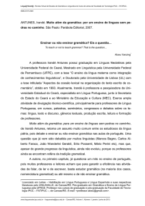 ANTUNES, Irandé. Muito além da gramática - Lingu@ Nostr