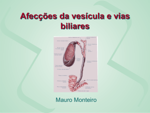 Afecções da vesícula e vias biliares