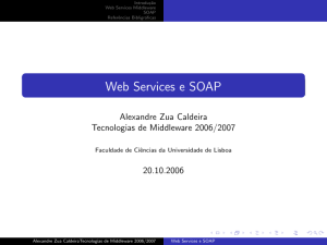 Web Services e SOAP