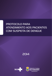 Protocolo para Atendimento aos Pacientes com Suspeita de