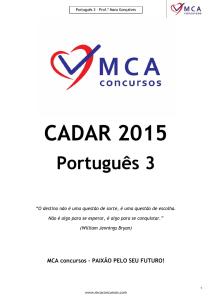 cadar 2015 - MCA Concursos