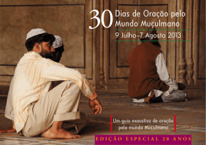 30 Dias 2013 - 30 Dias de Oração pelo Mundo Muçulmano