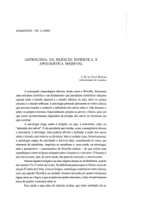 astrologia: da rejeição patrística a apologética medieval