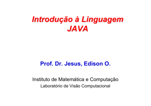 Introdução à Linguagem JAVA