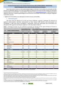 a 26/03/2016) monitoramento dos casos de microcefalia no brasil