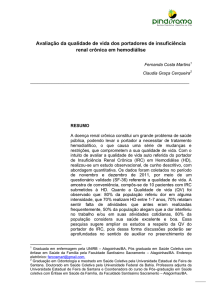 Avaliação da qualidade de vida dos portadores de insuficiência