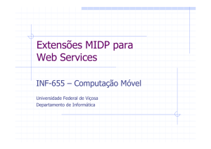 MIDP p/ Web Services