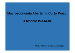 Macroeconomia Aberta no Curto Prazo: O Modelo IS-LM-BP