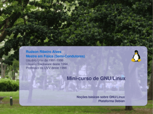 Minicurso de GNU/Linux