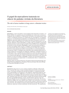 O papel de marcadores tumorais no câncer de pulmão: revisão da