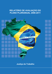 relatório de avaliação do plano plurianual 2008-2011