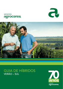 Guia de Hibridos - Sementes Agroceres