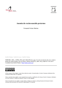 Anemia do recém-nascido pretermo