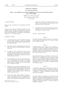 Decisão da Comissão, de 3 de Fevereiro de 2011