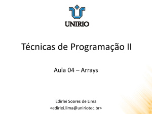 Java - Arrays - Edirlei Soares de Lima