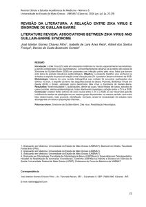 REVISÃO DA LITERATURA: A RELAÇÃO ENTRE ZIKA VIRUS E