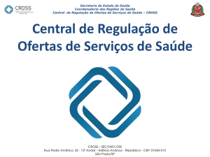 Central de Regulação de Ofertas de Serviços de Saúde