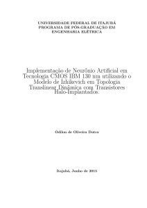 Implementação de Neurônio Artificial em Tecnologia CMOS IBM