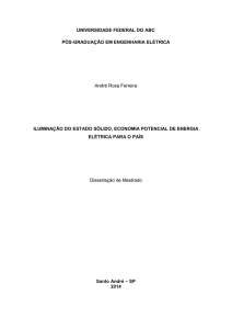 ILUMINAÇÃO DO ESTADO SOLIDO, ECONOMIA PTENCIAL DE