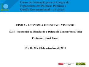 EIXO 2 – ECONOMIA E DESENVOLVIMENTO D2.4 – Economia da