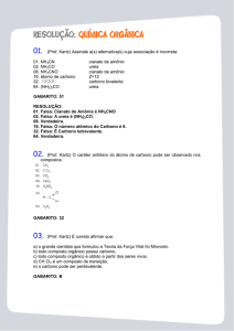 resolução: química orgânica