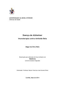 Doença de Alzheimer Imunoterapia contra Amiloide Beta