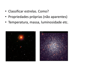 AGA0100 6.1 Magnitude, cor e distância das estrelas