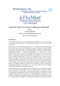 Vacina de Vírus Vivo contra a Influenza, Intranasal