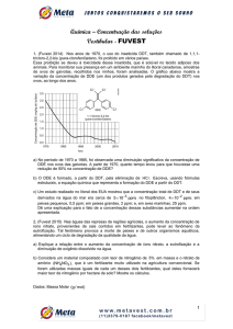 Concentração das soluções