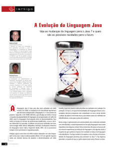 A Evolução da Linguagem Java