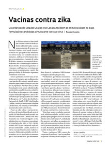 Vacinas contra zika - Revista Pesquisa Fapesp