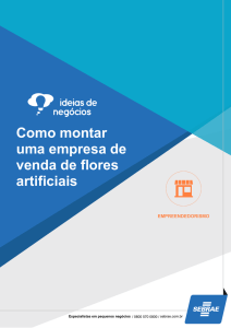 Como montar uma empresa de venda de flores artificiais