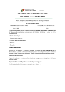 informação - Agrupamento de Escolas N2 de Elvas