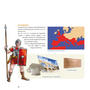 OS ROmAnOS A expansão dos romanos pelo Mediterrâneo
