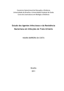 Estudo dos Agentes Infecciosos e da Resistência Bacteriana em