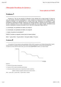 Olimpíada Brasileira de Química