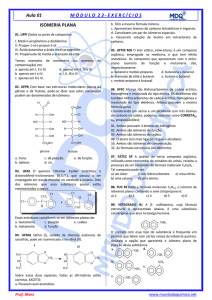 Exercícios em PDF - Mundo da Química
